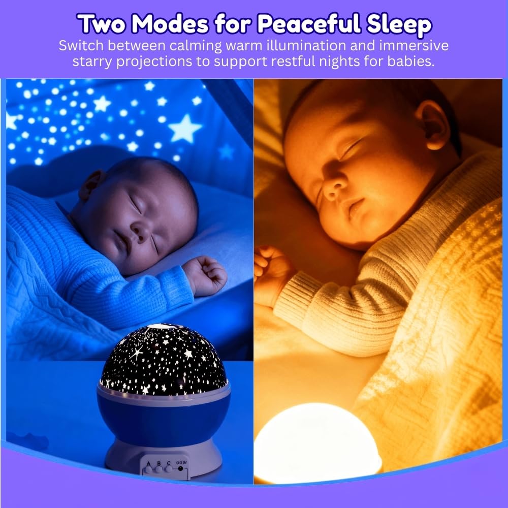 Star Master Rotating 360 Degree Moon Night Light Lamp