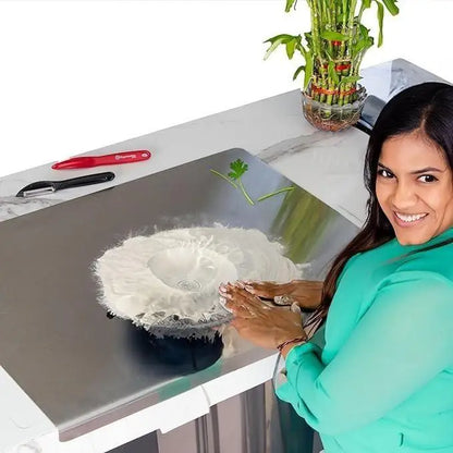 Stainless Steel Chopping Board (35X31Cm)