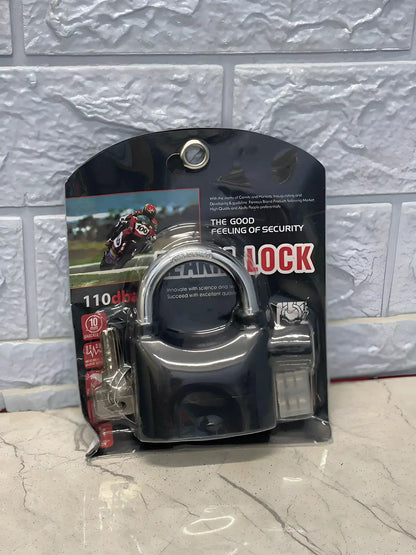 Motion Sensor Security Padlock Siren Alarm Lock