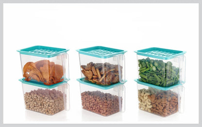 Fridge Storage Containers (Pack Of 6)