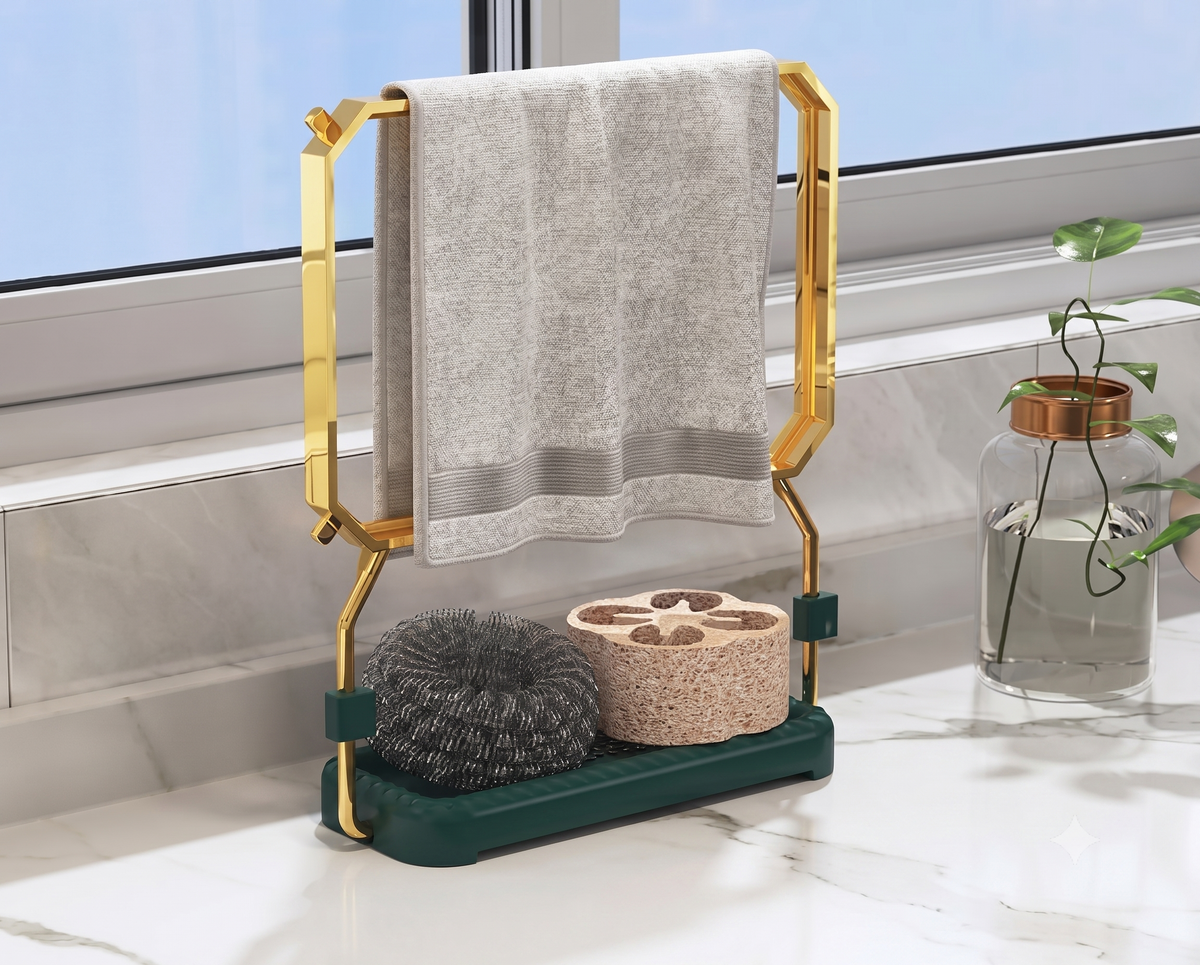 Kitchen Sink Hanging Strainer with 100 Sink Strainer Net Bag