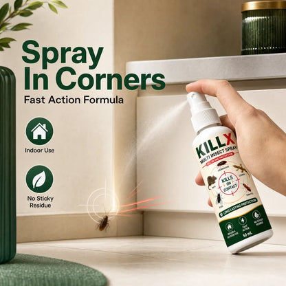 KILLX Multi Insect Spray 50Ml Each (Pack Of 3)