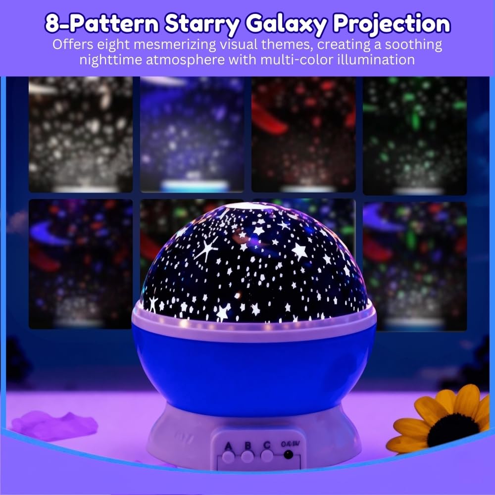 Star Master Rotating 360 Degree Moon Night Light Lamp