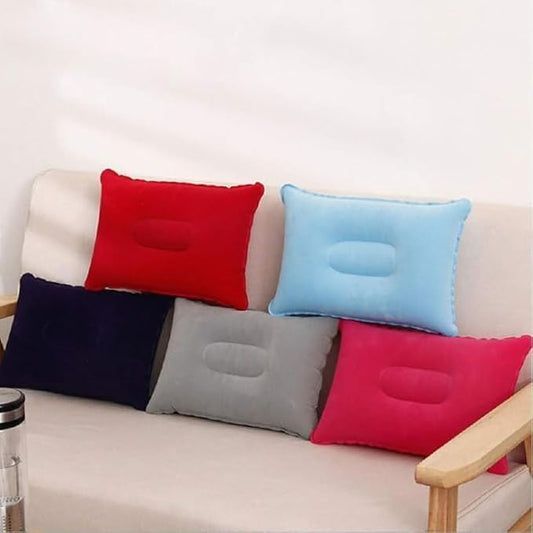 Travel Camping Pillow for Home Bedroom Travels Camping (Pack Of 1)