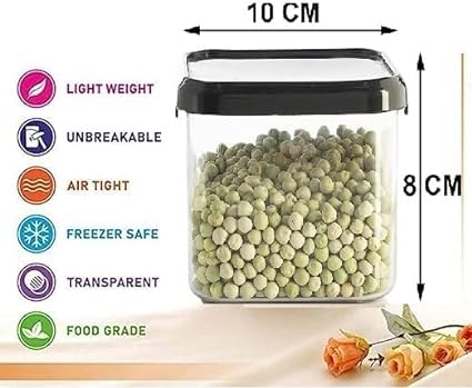 500 ml Simple Cap Storage Container (Pack Of 6)
