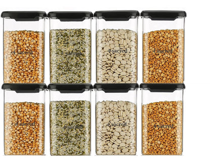 1100 ml Simple Cap Storage Container (Pack Of 6)