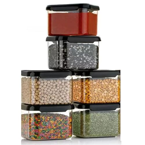 500 ml Simple Cap Storage Container (Pack Of 6)
