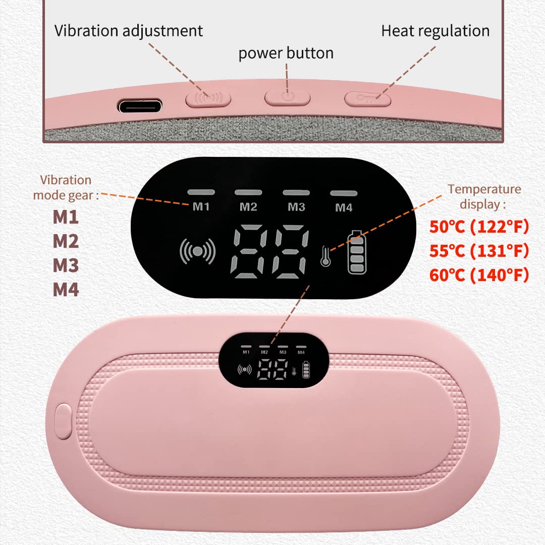 Portable Cordless Heating Pad Temperature Control, Cramps Period Heating Pad